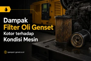 Dampak Filter Oli Genset Kotor terhadap Kondisi Mesin