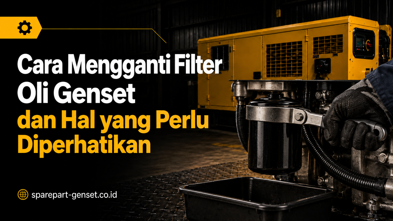 Cara Mengganti Filter Oli Genset dan Hal yang Perlu Diperhatikan