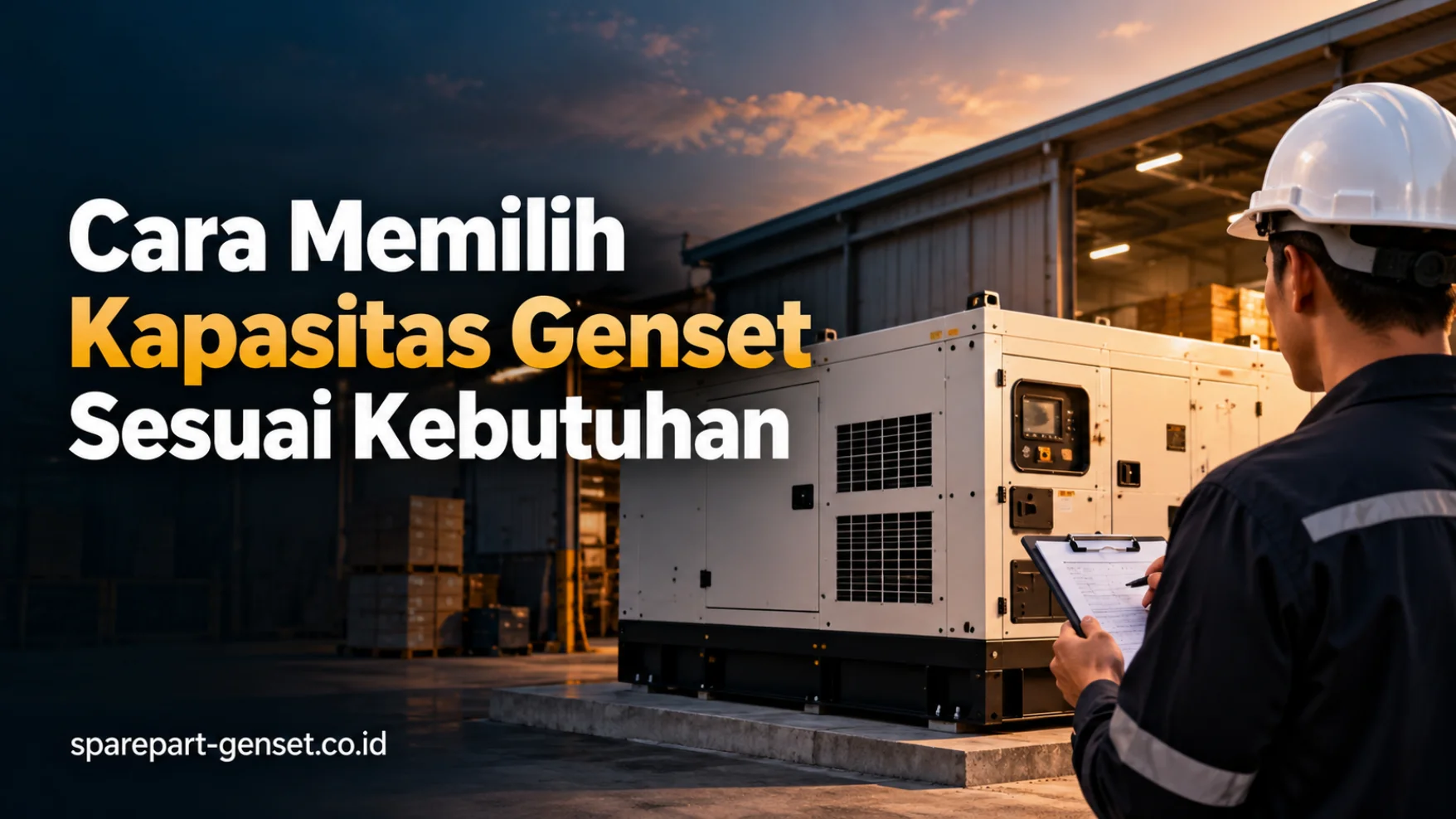 cara memilih kapasitas genset