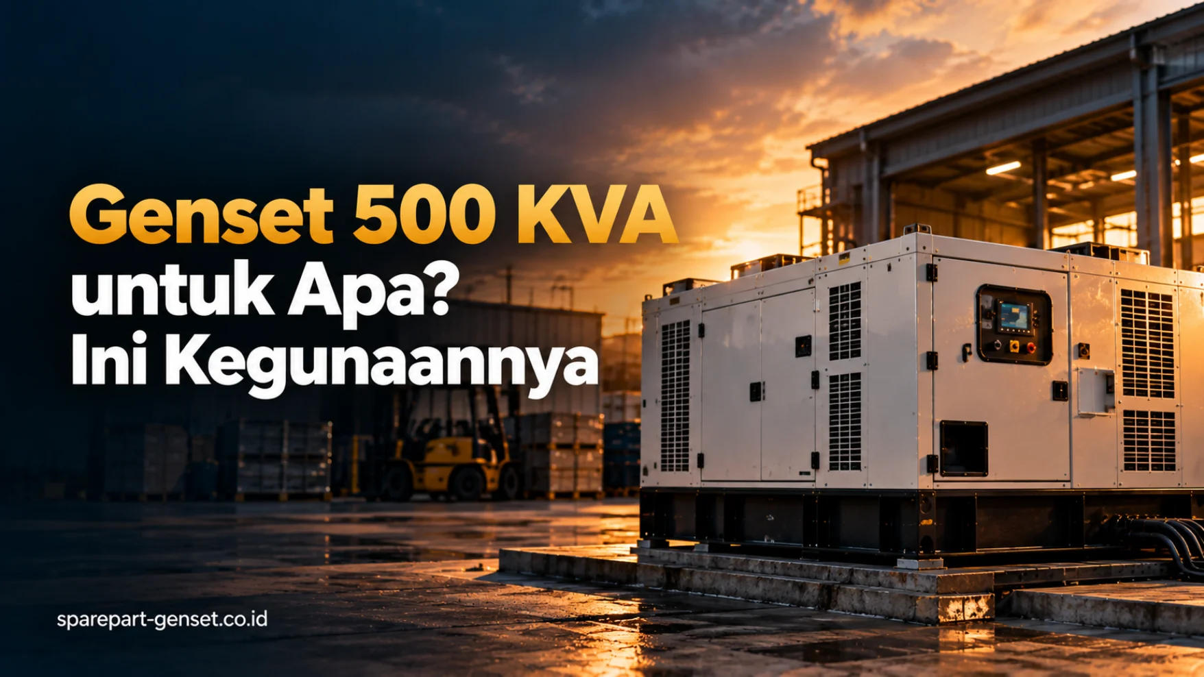 genset 500 kva untuk apa